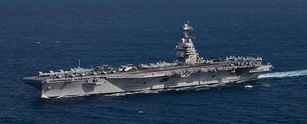 Пожар зафиксирован на "плавучем аэродроме" - авианосце USS Gerald R. Ford