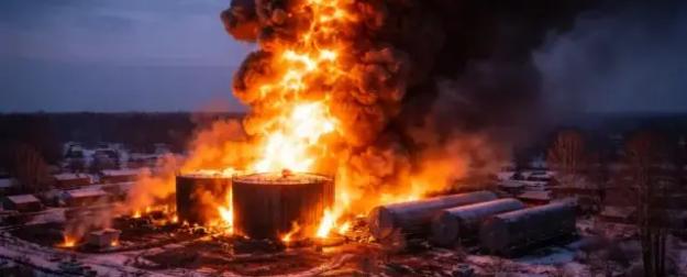 Огненное облако: ВС РФ нанесли удар по Украине сверхмощным БПЛА