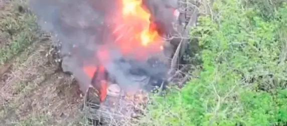 БТР-4 украинского производства продемонстрировал, как хорошо он горит