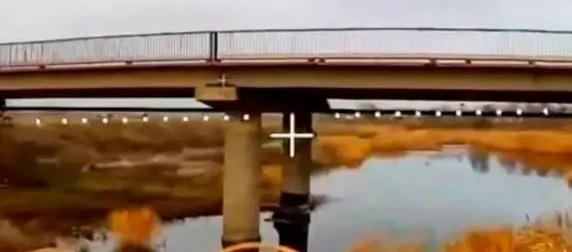 Российские дроны взорвали заминированный ВСУ мост