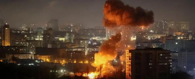 Взрывы в столице Украины гремели всю ночь