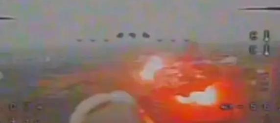 Дрон снял, как три бомбы разносят девятиэтажку с боевиками ВСУ