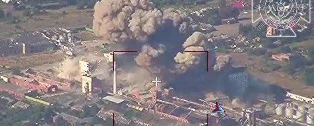 ФАБ-3000 превратила командный пункт ВСУ в руины