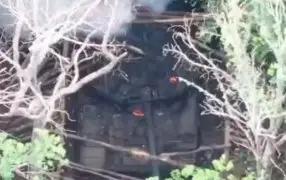 Совершавший обстрелы Т-72 ВСУ нашли и подожгли, несмотря на маскировку