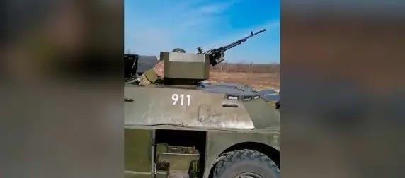 На Украине показали БРДМ-2 с "Утесом" вместо башни