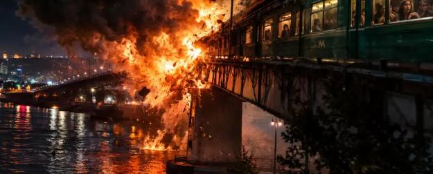 На обломки не спишешь: в Киеве мост пилили годами, а теперь режут ракеты