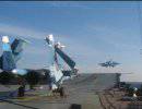 Корабельная авианосная группа ВМФ России провела учение в Средиземном море