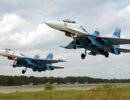 Истребительная авиация Российских ВВС летает все больше