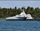 Новый малозаметный патрульный тримаран для ВМС Индонезии спущен на воду