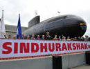 Модернизированная в России подводная лодка Индии выходит на испытания