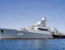 Отряд кораблей Каспийской флотилии в ходе проведения сбор-похода зашел в порт Баку