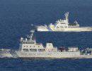 Китайские корабли «укрылись от тайфуна» в акватории спорных островов