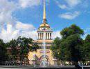 Андреевский флаг подняли на здании Адмиралтейства в Петербурге