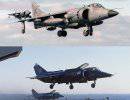 Сравнение "Харриера" с Як-38