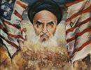 Плакаты Ирана: свержение Шаха, ирано-иракская война, антиамериканизм