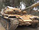 Усиление защиты сирийских танков в боевых условиях