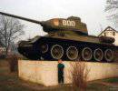 Советские танки-памятники Т-34 в Германии