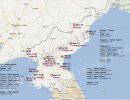 Расположение аэродромов северокорейских ВВС – карта