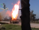Сирийский повстанец уничтожил танк Т-72 ручной гранатой