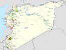 Сирия: карта территорий подконтрольных сторонам конфликта