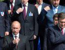 Путин выступил на торжествах по случаю совместного празднования Дня ВМФ РФ и Дня флота Украины