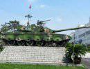 Китайский танк-призрак в качестве памятника
