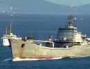 БДК Черноморского флота «Николай Фильченков» возвращается в Черное море после 5-го рейса в Сирию
