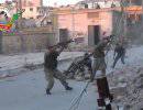 Стадо сирийских боевиков воюет со стеной