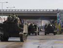 Турецкая армия подтягивает бронетехнику к границе с Сирией