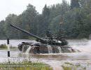 Танки Т-90 27-й ОМСБР преодолевают водную преграду - фоторепортаж