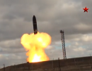 Запуск межконтинентальной ракеты «Воевода»