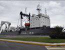 Килекторное судно Черноморского флота «КИЛ-158» возвращается в Севастополь