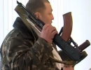 Боевик Евромайдана пришёл на заседание облсовета Ровно с автоматом