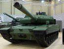 Турецкий танк Altay движется вперед