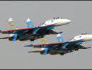 На аэродроме в Бобруйске приземлись шесть истребителей Су-27 и три военно-транспортных самолета ВВС РФ