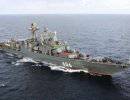 Экипаж БПК "Вице-адмирал Кулаков" совершенствует боевую выучку в Баренцевом море