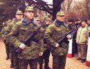 На верность народу Крыма присягнула вторая рота добровольцев