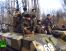Донбасс против танков: местные жители не пропускают военную технику в Донецк