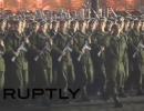 Первая репетиция парада Победы в Москве с военной техникой