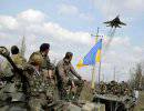 Украинская бронетехника возвращается из Краматорска к месту дислокации
