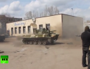 Донецкий дрифт: ополченцы сделали «восьмерку» на БМД