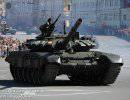 Танки Т-72Б3 и другая военная техника на Параде Победы в Нижнем Новгороде