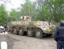 Ополченцы в Славянске начали охоту на новейший бронетранспортер БТР-4 ВС Украины