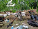 Солдаты воинской части в Луганске оставляют оружие и сдаются
