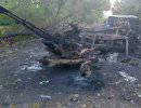 Вблизи г. Рубежное была уничтожена еще одна военная колона украинских силовиков
