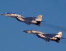 Летчики ЗВО провели воздушные дуэли на самолетах МиГ-29СМТ