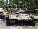 Ополченцы Безлера ремонтируют захваченный танк