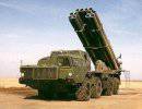 Украинская армия впервые применила 300-мм установки "Смерч"
