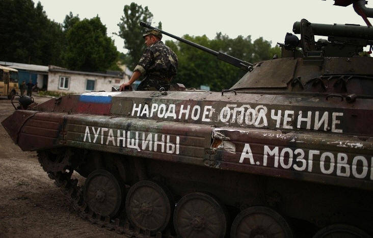 Ополченцы развивают контрнаступление под Луганском