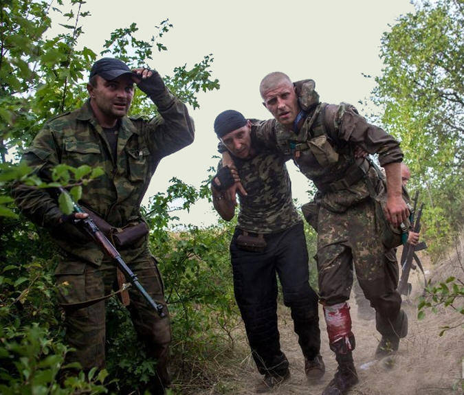 Больше сотни украинских cиловиков сдались 30 августа ополченцам в районе Старобешева